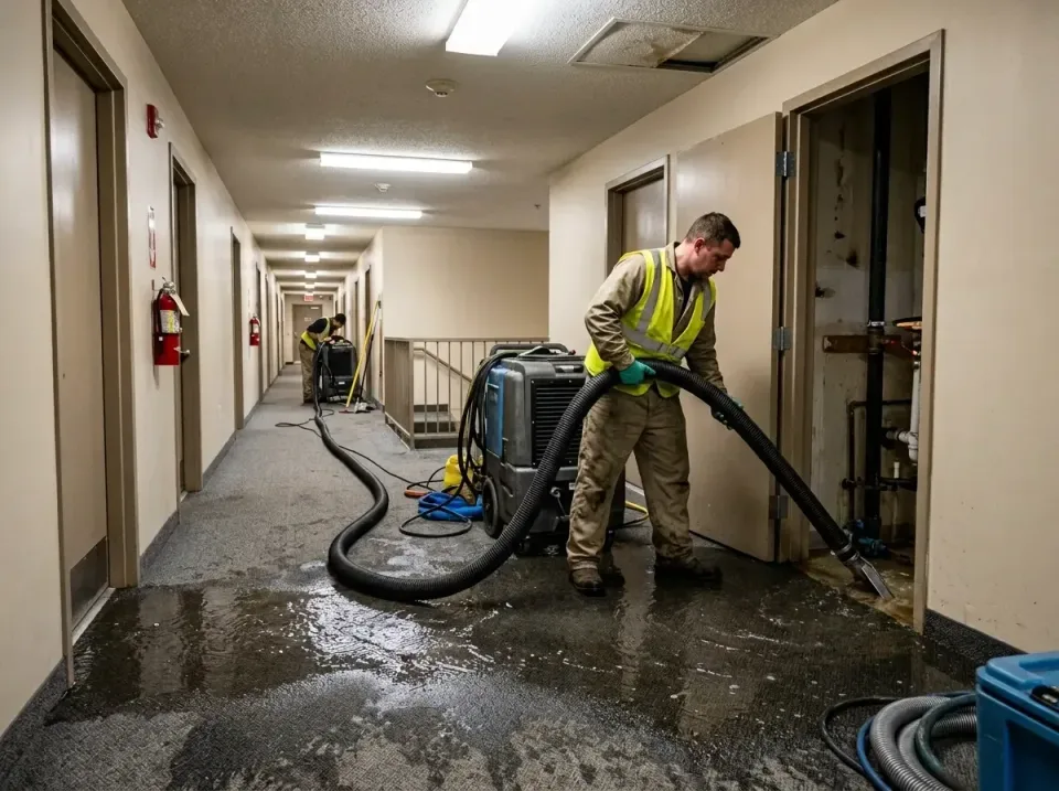 multi-unit-apartment-hallway-f-005 — frequently asked questions, Emergency Burst Pipe Water Extraction & Removal in Madeira,…